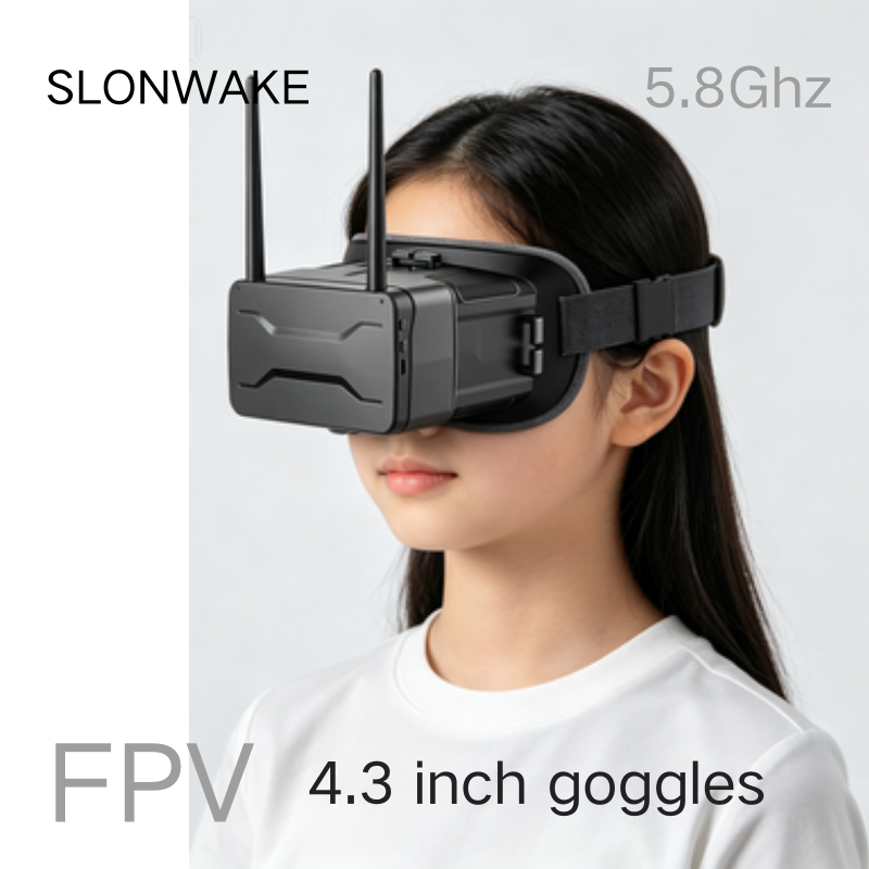Drone Racing Goggles - Occhiali FPV 5.8G 4.3 Pollici 480*272