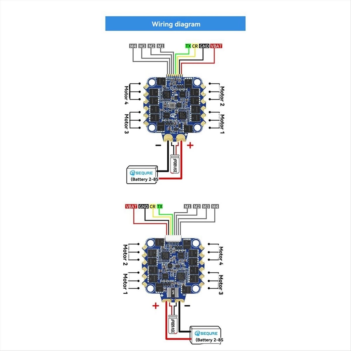 Drone Racing Charger - M85K Blueson A2 128KHz 4IN1 Regolatore